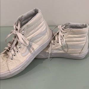 White high top vans